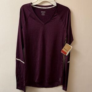 Reebok Women's Purple Long Sleeve Top